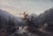 Johann Hermann Carmiencke, A mountain stream